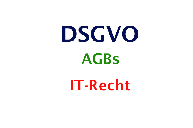  IT-Recht, DSGVO, AGBs, Urheberrecht
